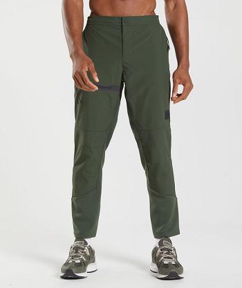 Pantalones Jogger Gymshark Retake Woven Hombre Verde Oliva | CO 3730NWY